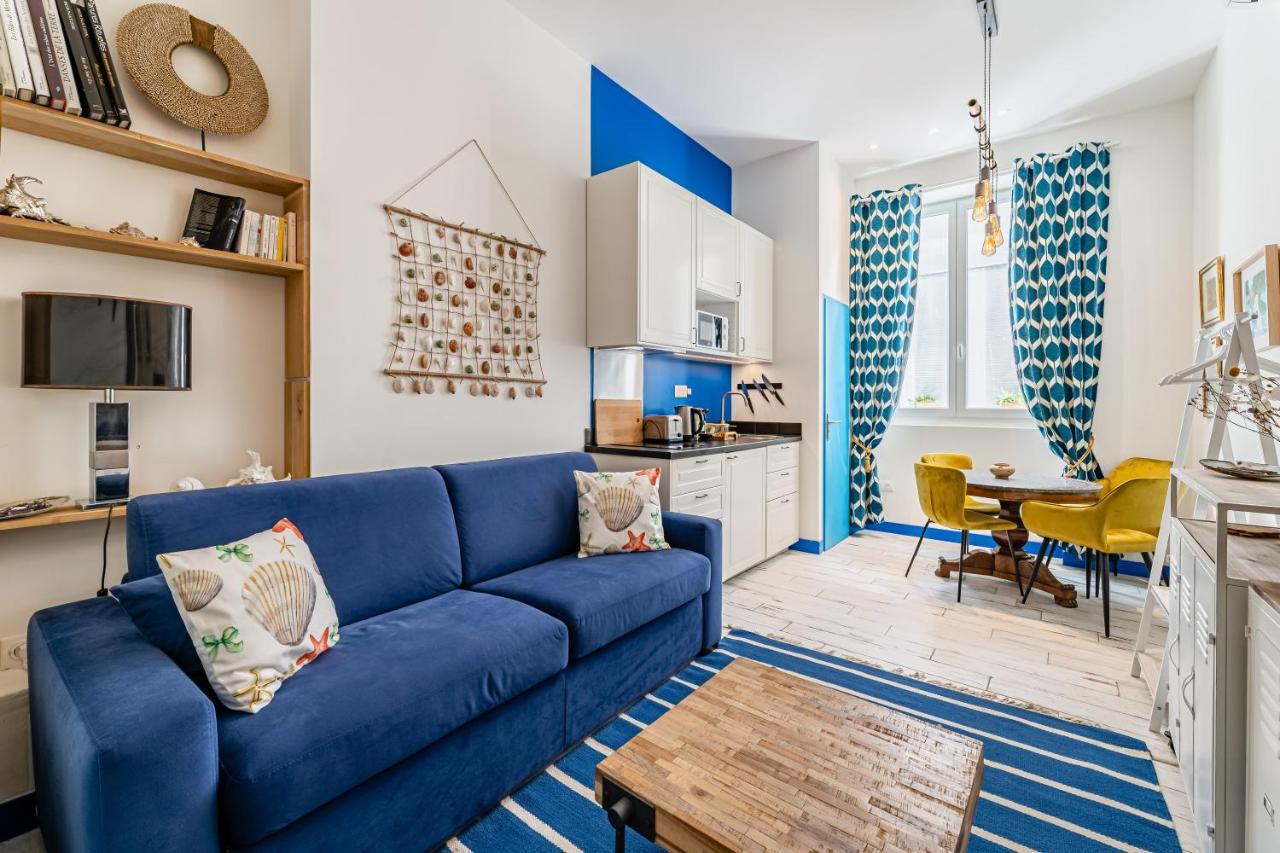 Studio Shell 26M2, 120M Vieux-Port, Clim, Wifi, Acces Autonome Avec Code Marseille Exteriér fotografie